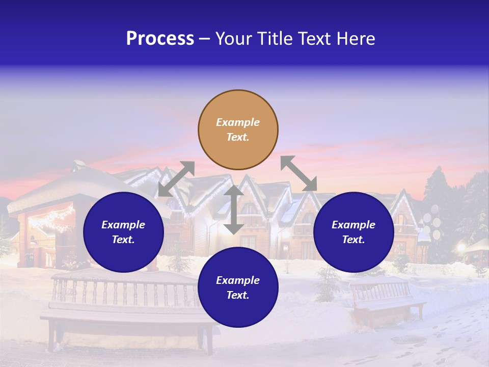 Winter Village PowerPoint Template