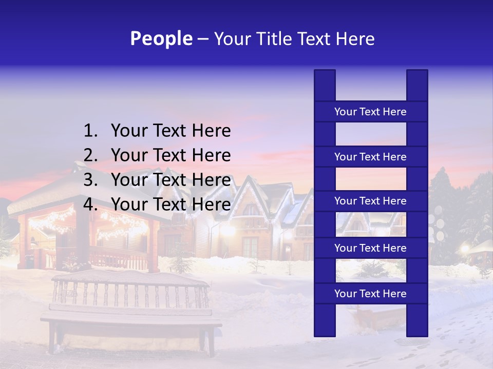 Winter Village PowerPoint Template