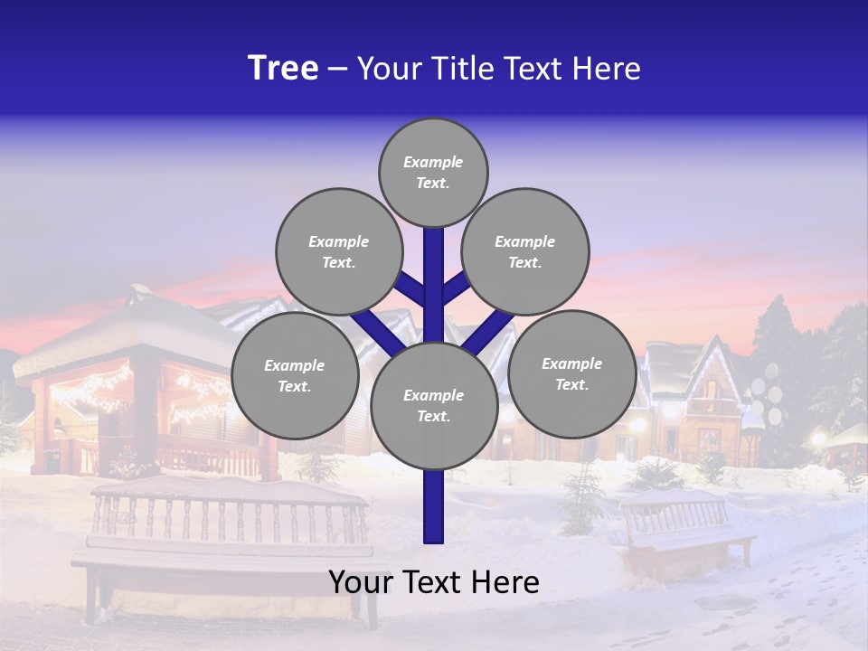 Winter Village PowerPoint Template