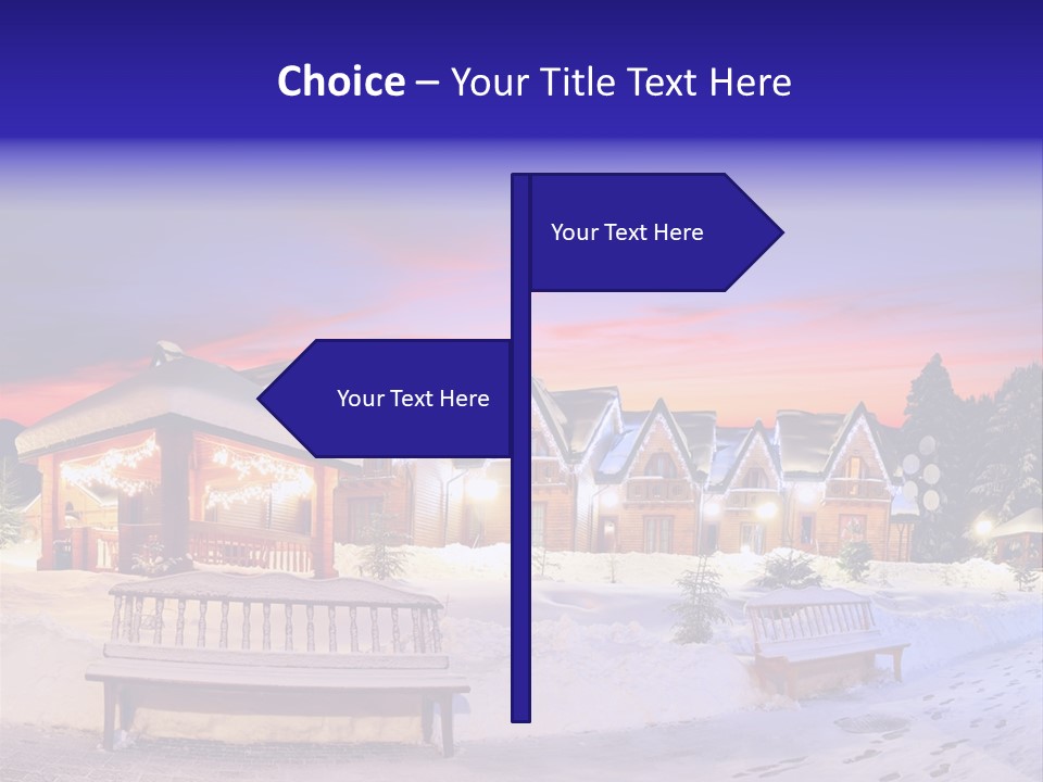 Winter Village PowerPoint Template