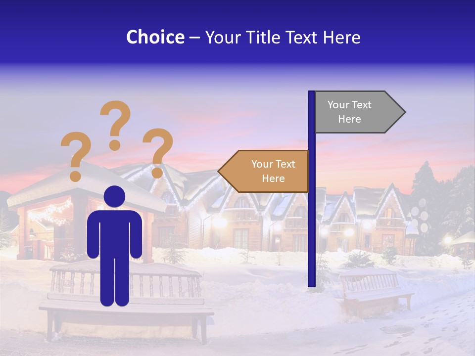 Winter Village PowerPoint Template