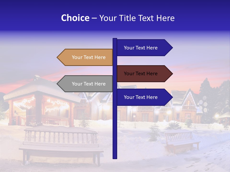 Winter Village PowerPoint Template