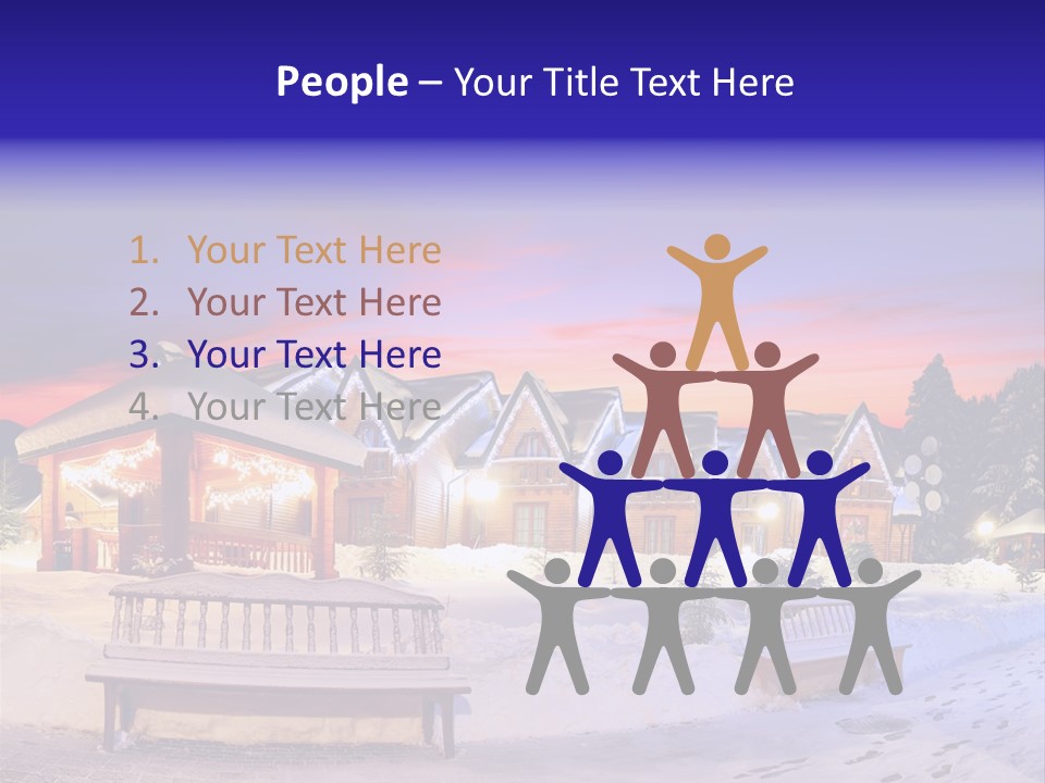 Winter Village PowerPoint Template