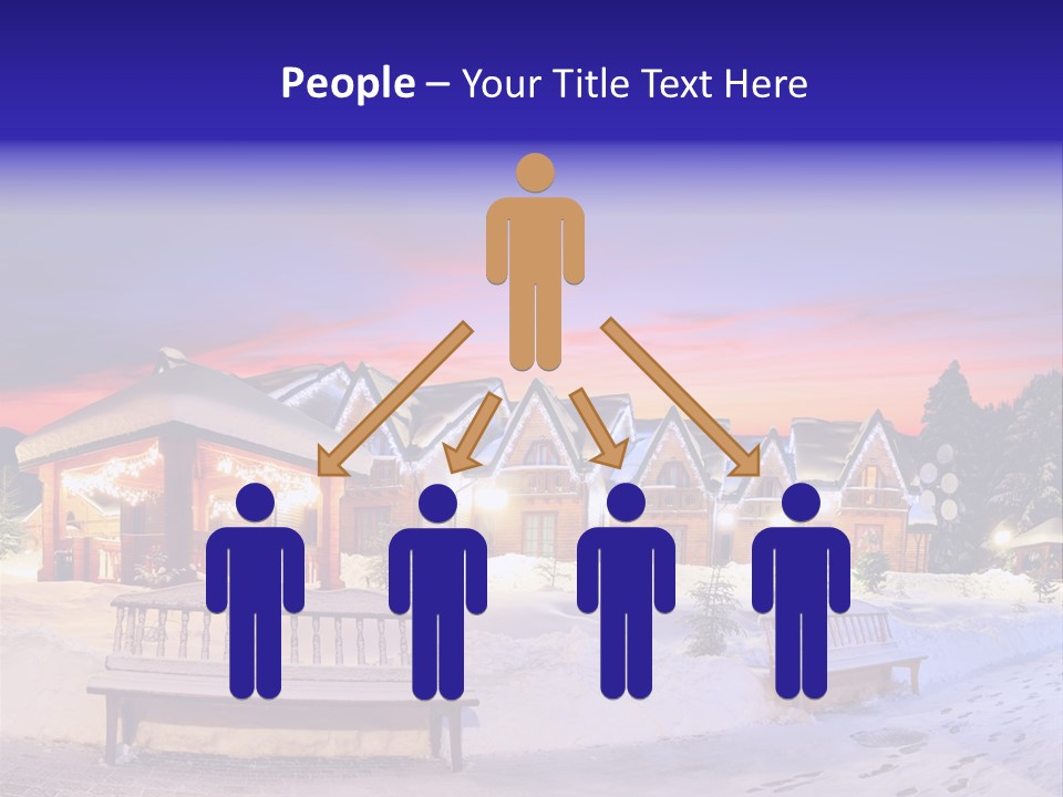 Winter Village PowerPoint Template