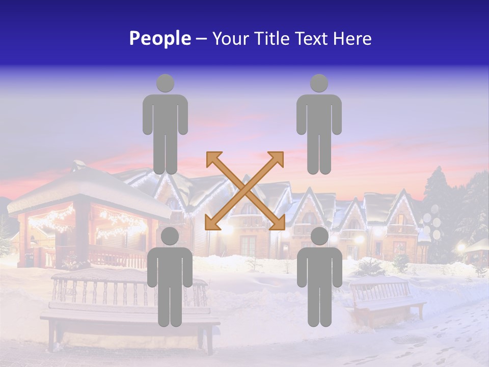 Winter Village PowerPoint Template