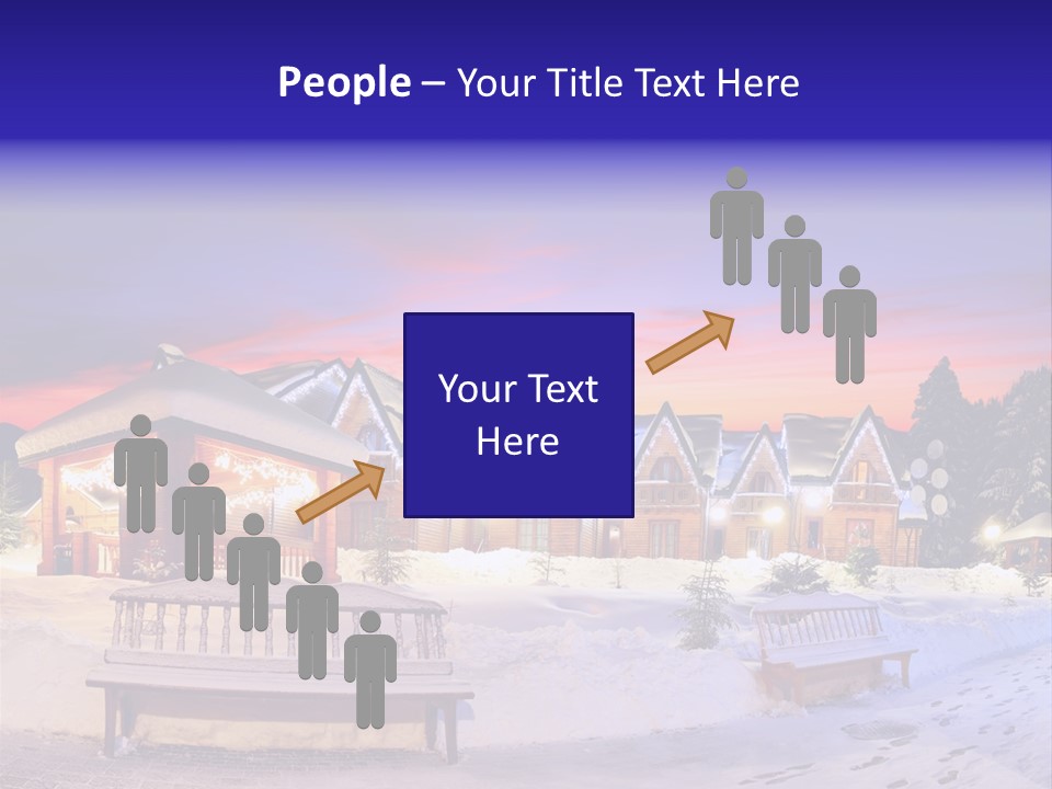 Winter Village PowerPoint Template