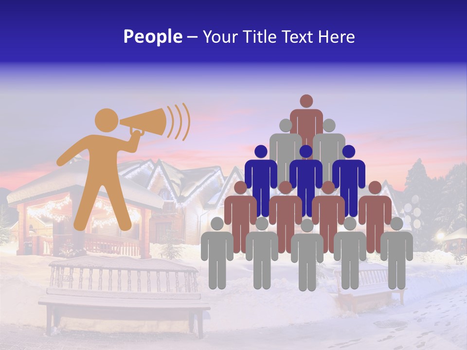 Winter Village PowerPoint Template