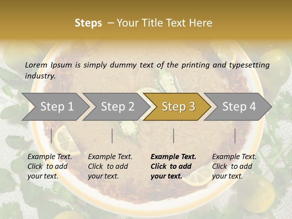 Food Dish Healthy PowerPoint Template