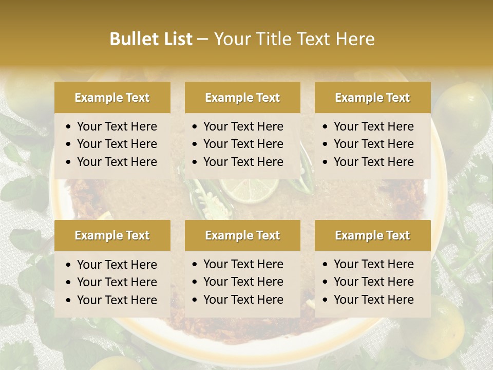 Food Dish Healthy PowerPoint Template