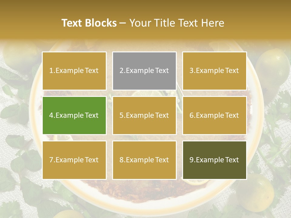 Food Dish Healthy PowerPoint Template