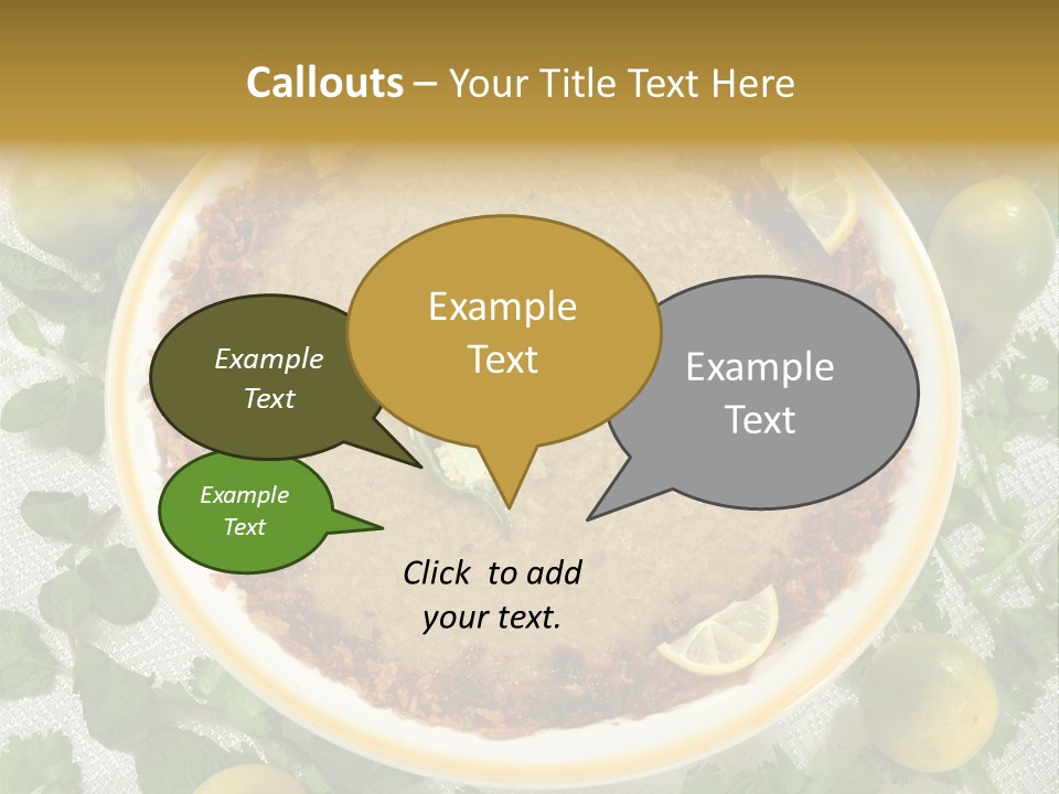 Food Dish Healthy PowerPoint Template