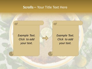 Food Dish Healthy PowerPoint Template