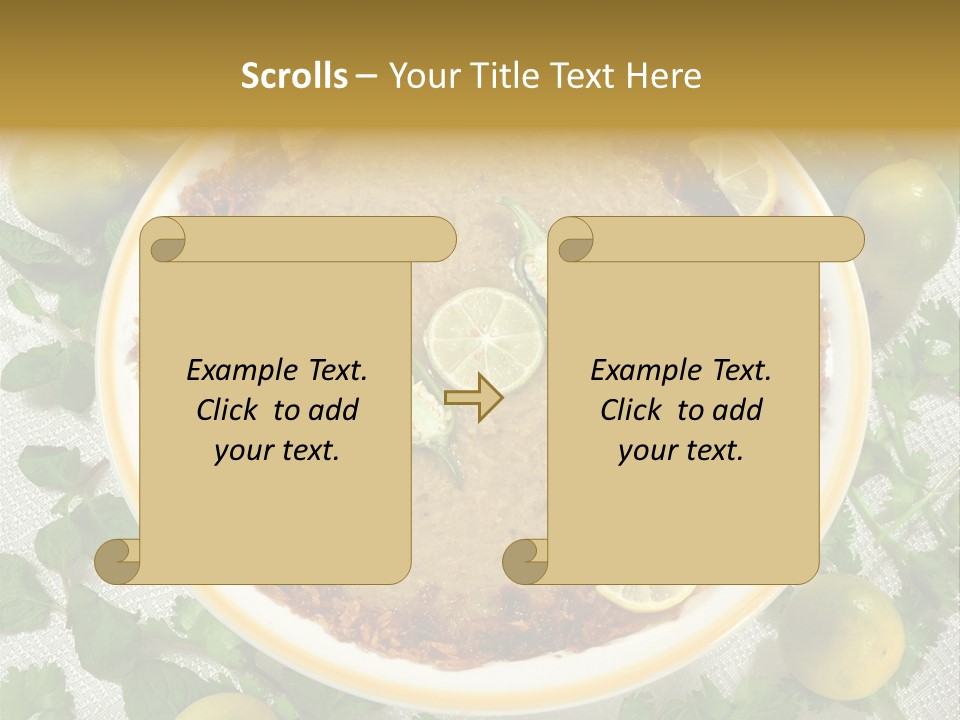Food Dish Healthy PowerPoint Template