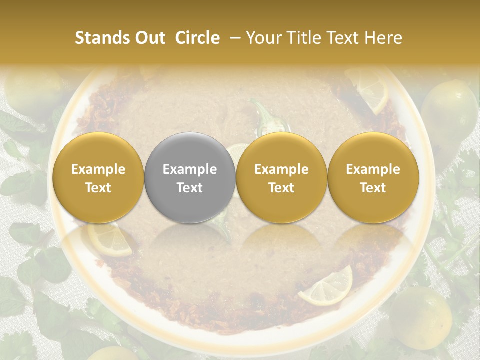 Food Dish Healthy PowerPoint Template