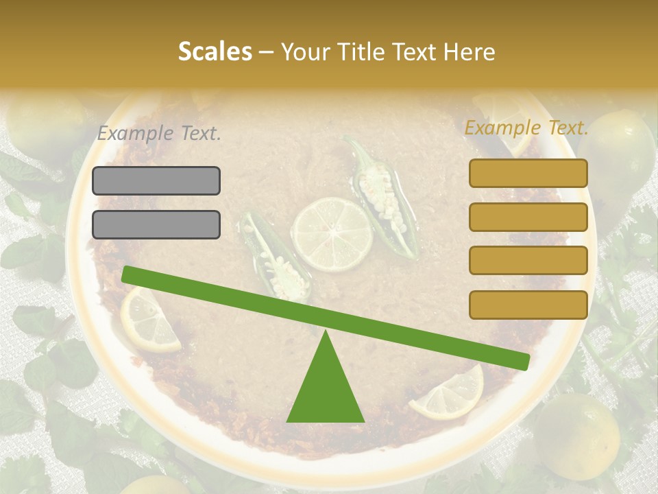 Food Dish Healthy PowerPoint Template