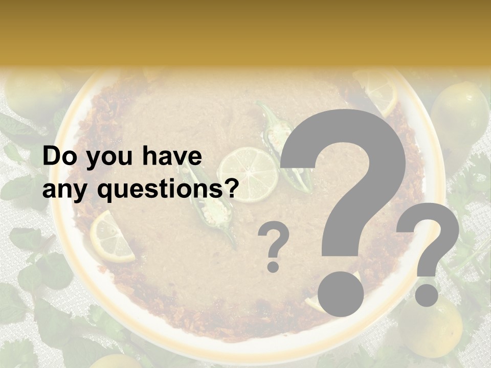 Food Dish Healthy PowerPoint Template