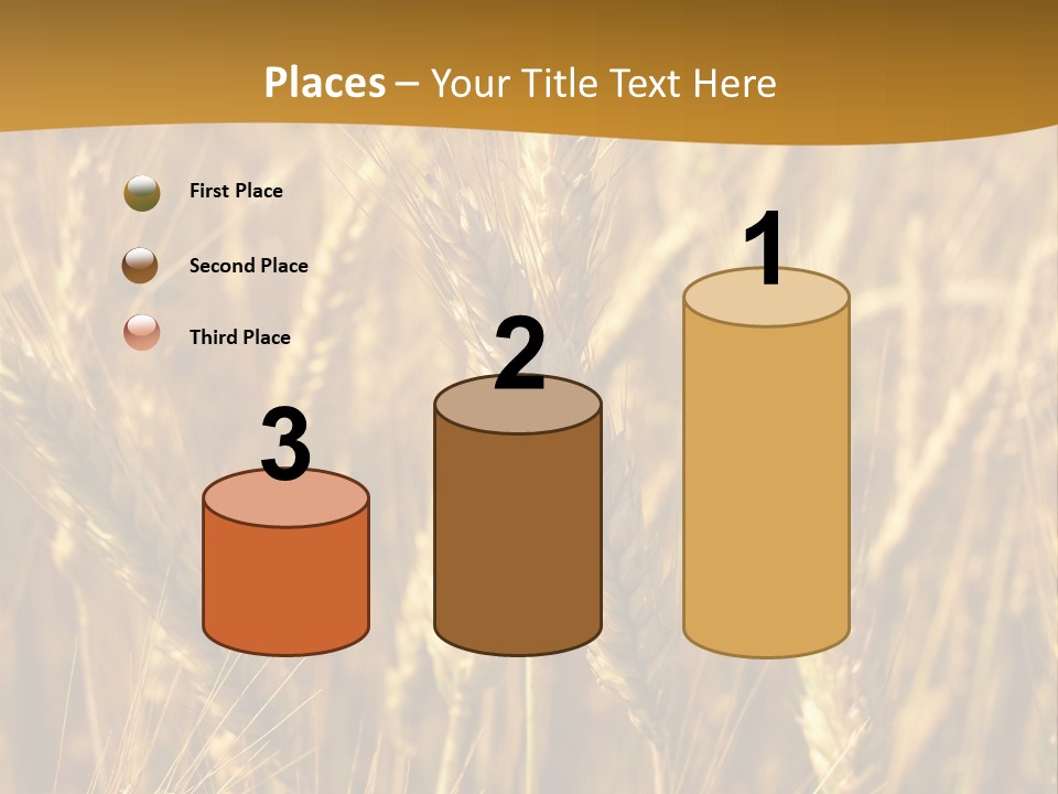 Orange Cereal Beautiful PowerPoint Template