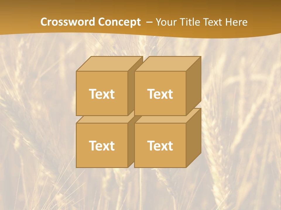 Orange Cereal Beautiful PowerPoint Template
