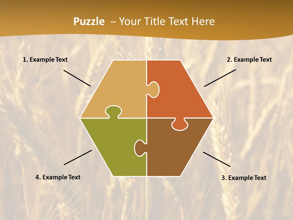 Orange Cereal Beautiful PowerPoint Template