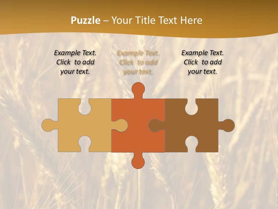 Orange Cereal Beautiful PowerPoint Template