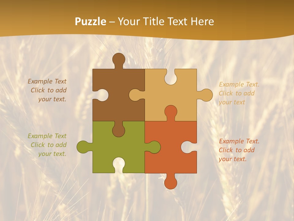 Orange Cereal Beautiful PowerPoint Template