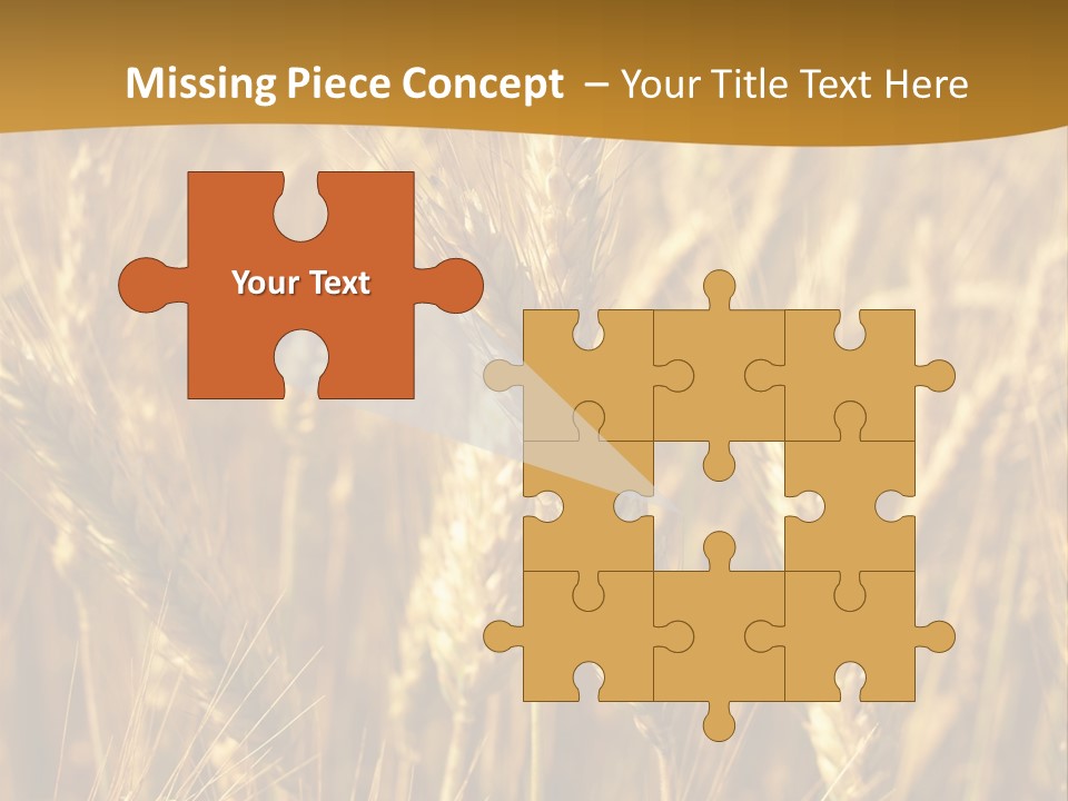 Orange Cereal Beautiful PowerPoint Template