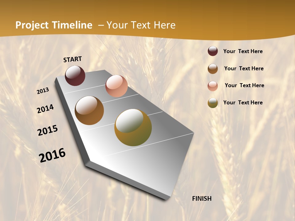 Orange Cereal Beautiful PowerPoint Template