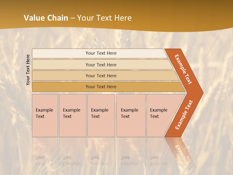 Orange Cereal Beautiful PowerPoint Template