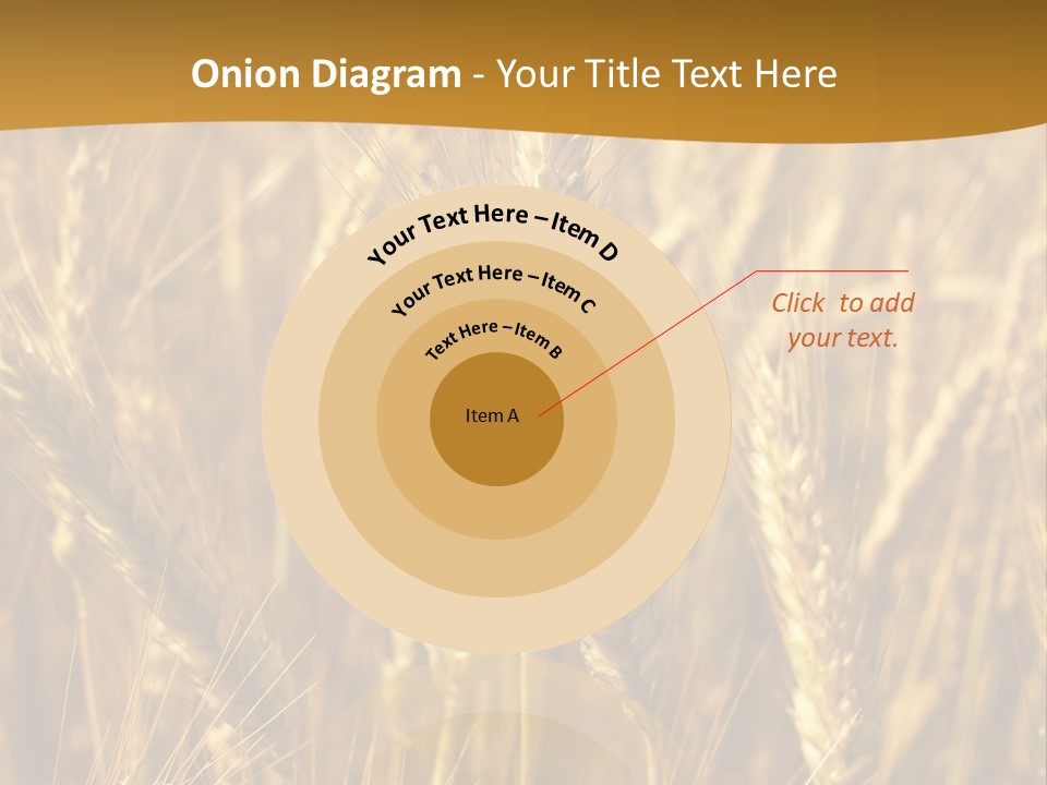 Orange Cereal Beautiful PowerPoint Template