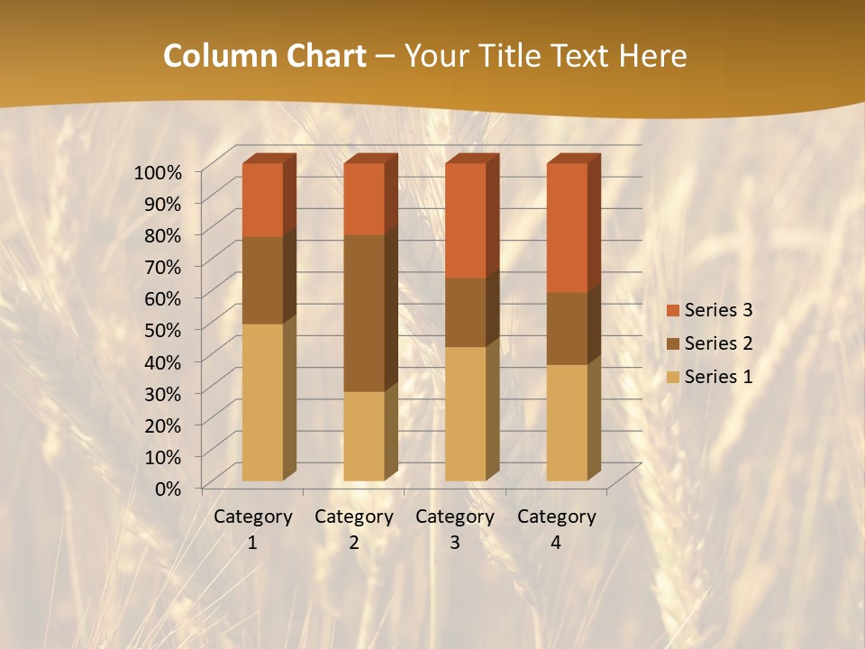 Orange Cereal Beautiful PowerPoint Template