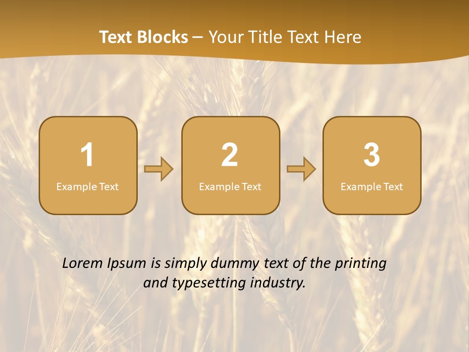 Orange Cereal Beautiful PowerPoint Template