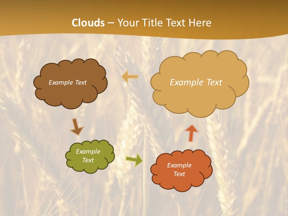 Orange Cereal Beautiful PowerPoint Template