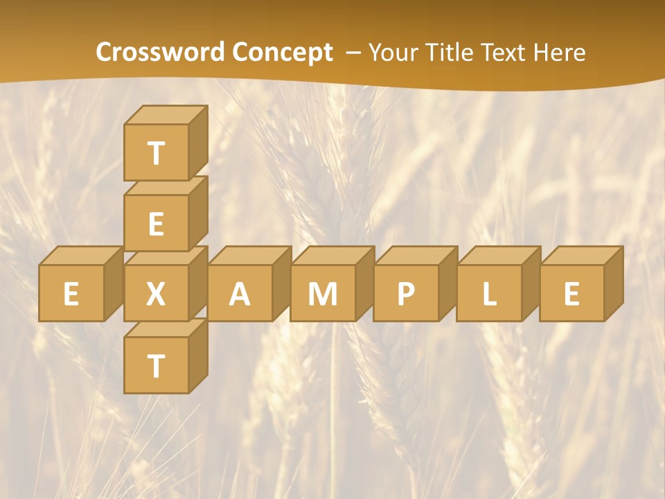 Orange Cereal Beautiful PowerPoint Template