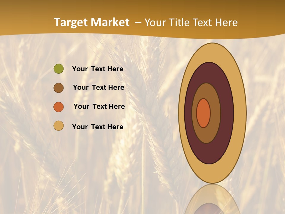 Orange Cereal Beautiful PowerPoint Template