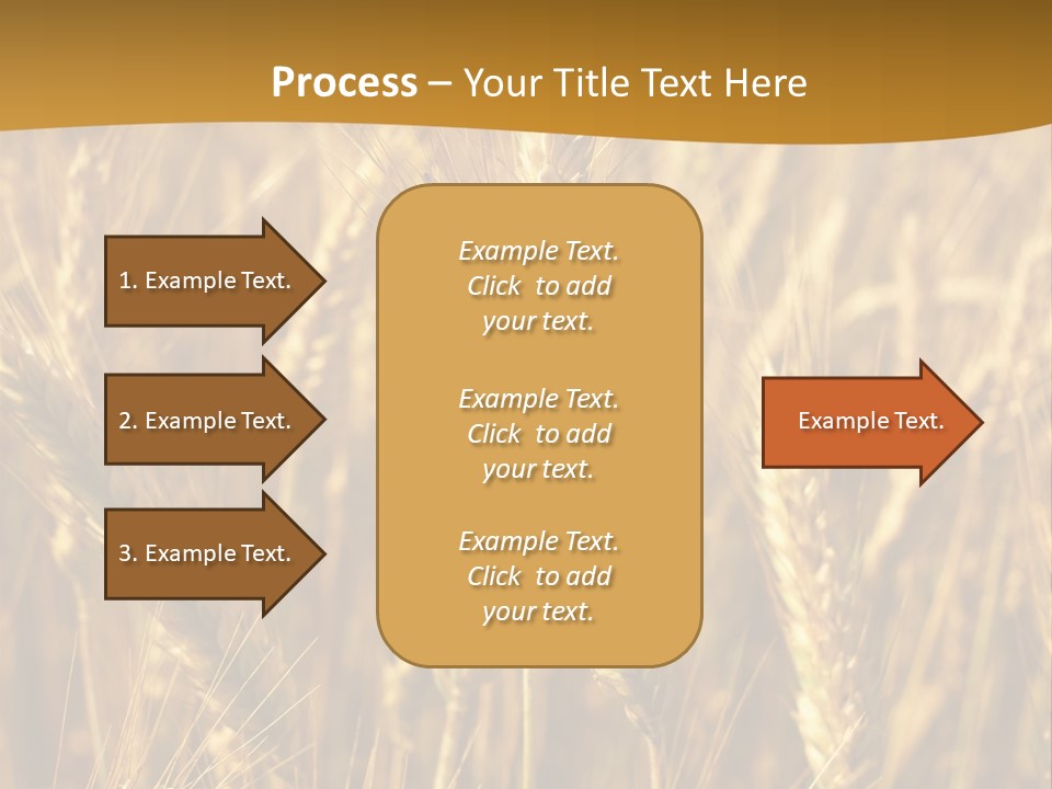 Orange Cereal Beautiful PowerPoint Template
