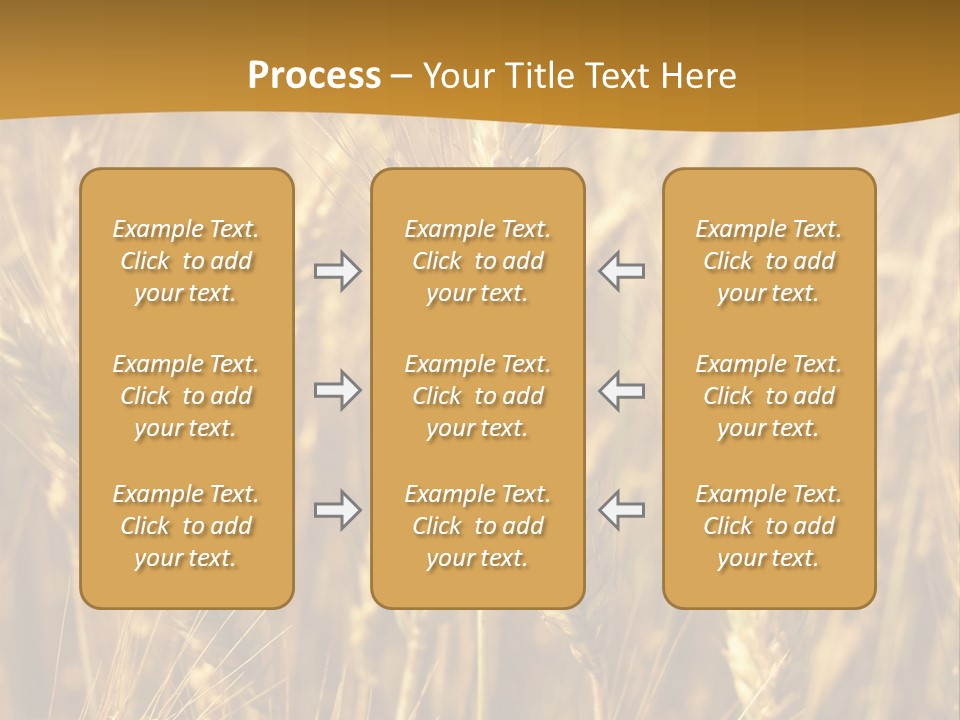 Orange Cereal Beautiful PowerPoint Template
