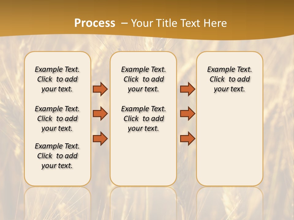 Orange Cereal Beautiful PowerPoint Template