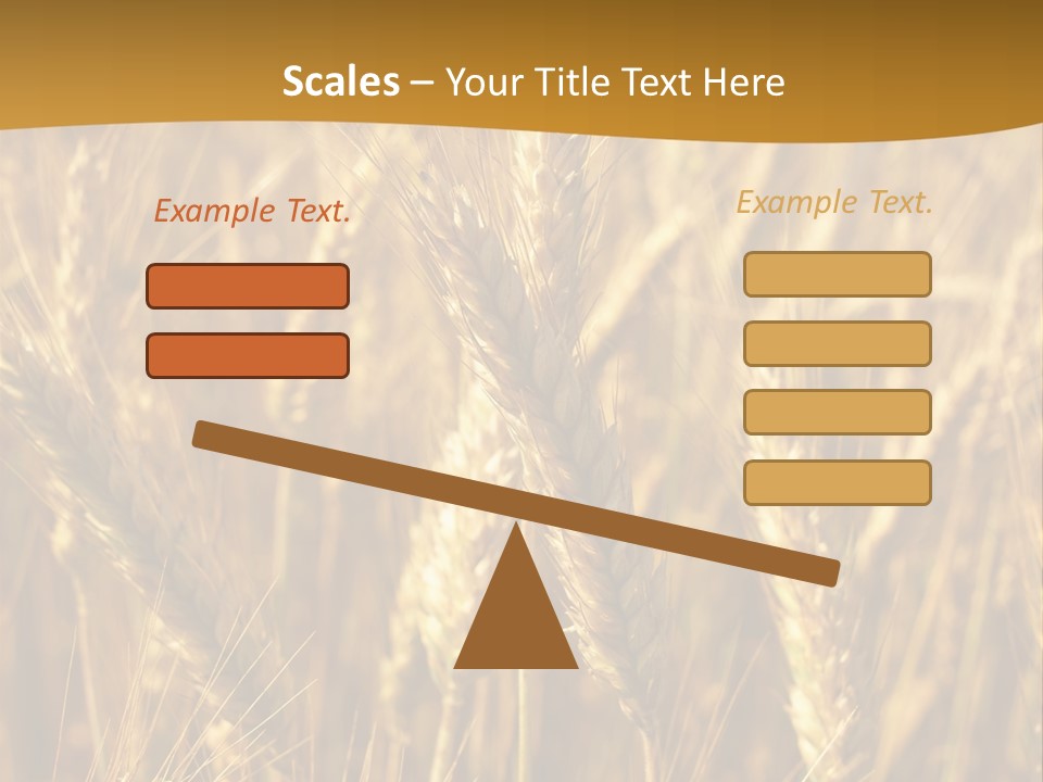 Orange Cereal Beautiful PowerPoint Template