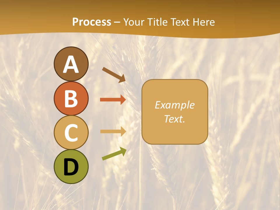 Orange Cereal Beautiful PowerPoint Template