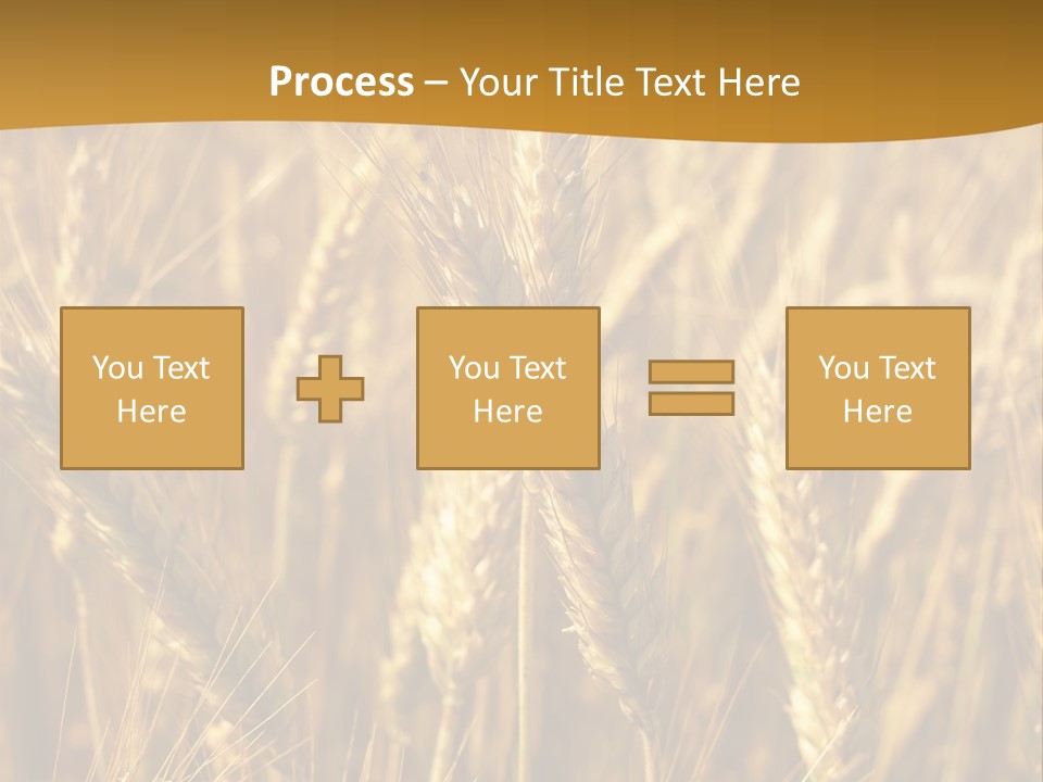 Orange Cereal Beautiful PowerPoint Template