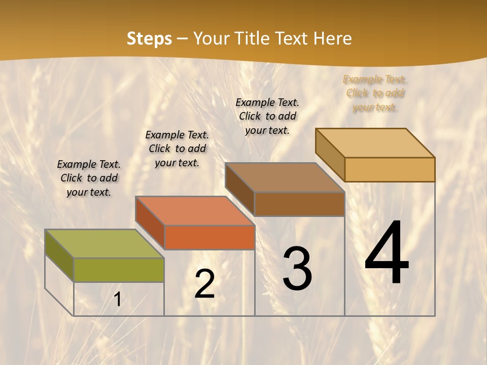 Orange Cereal Beautiful PowerPoint Template