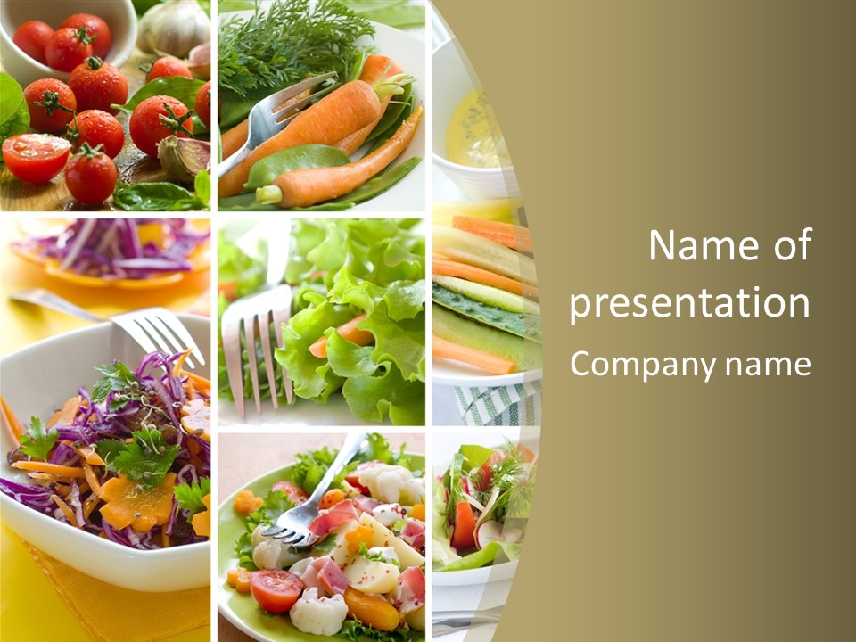 Healthy Appetizer PowerPoint Template