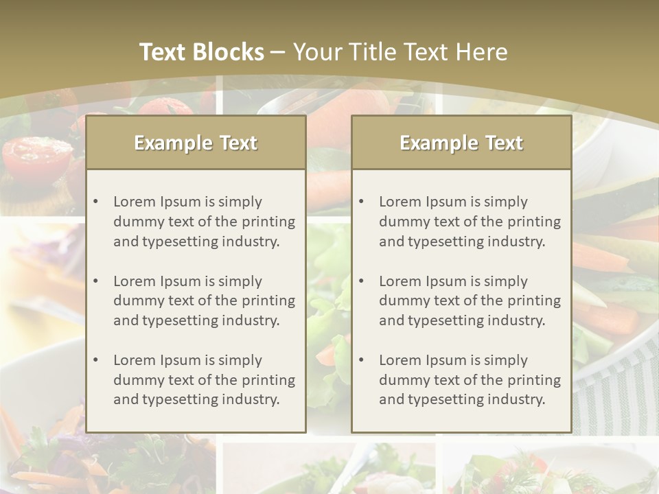 Healthy Appetizer PowerPoint Template