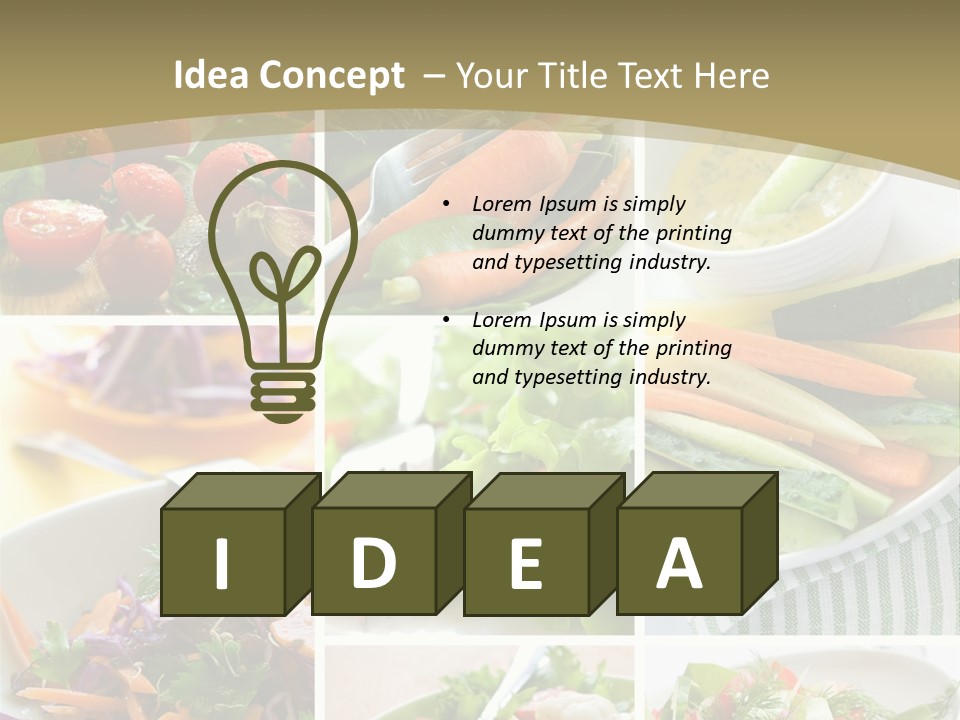 Healthy Appetizer PowerPoint Template