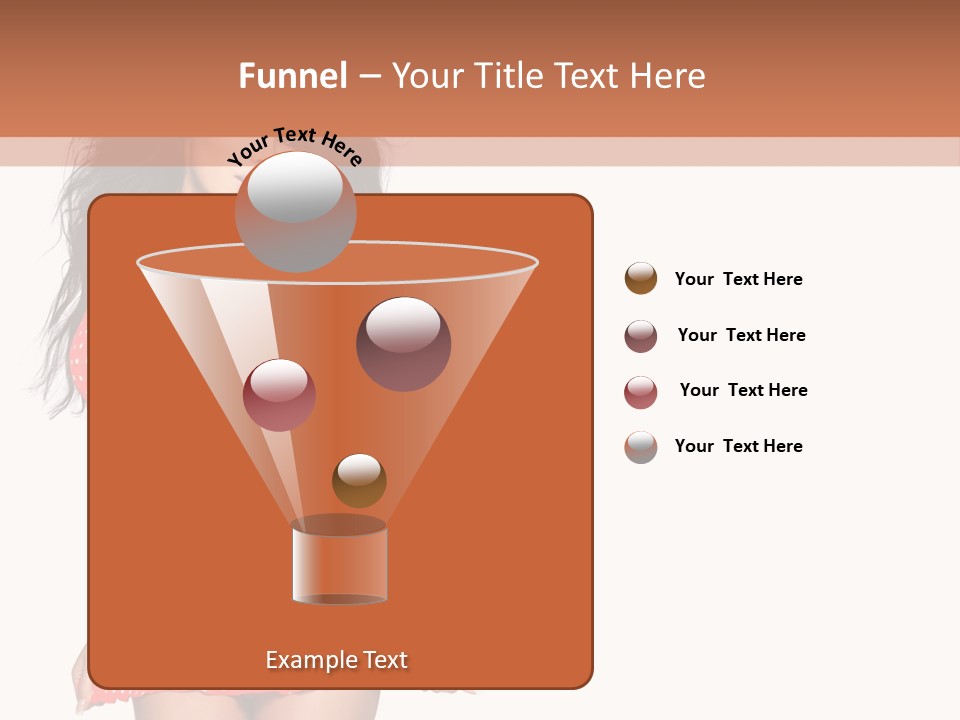 Caucasian Sensuality Bright PowerPoint Template