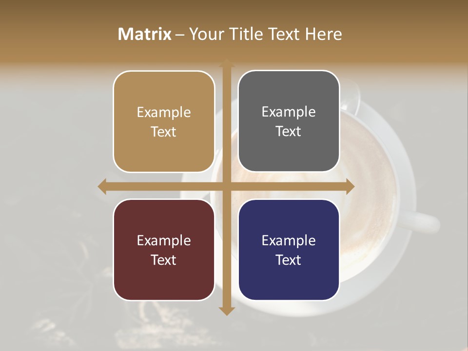 Love Coffee Cup PowerPoint Template