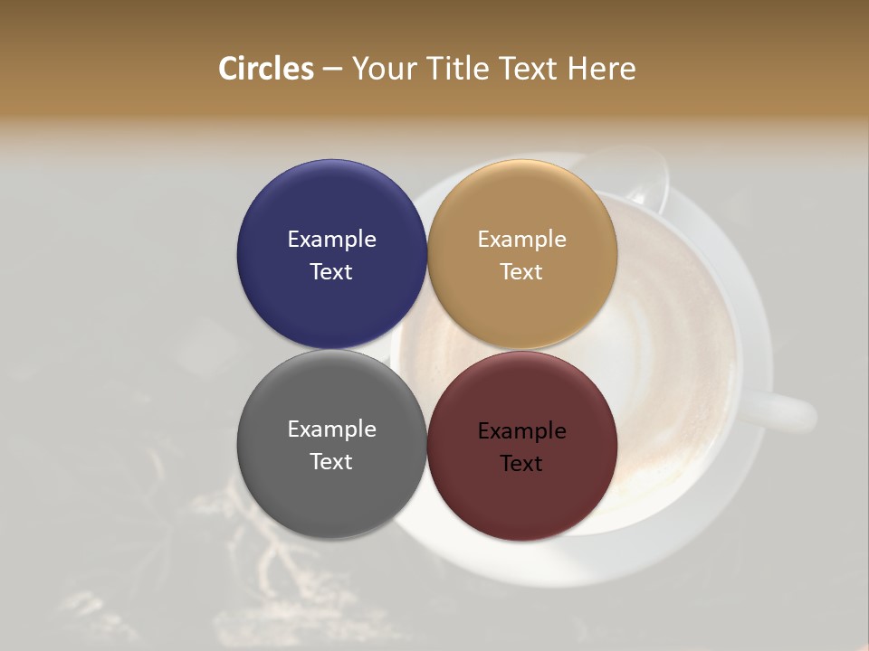 Love Coffee Cup PowerPoint Template
