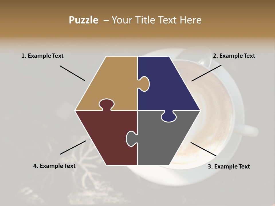 Love Coffee Cup PowerPoint Template