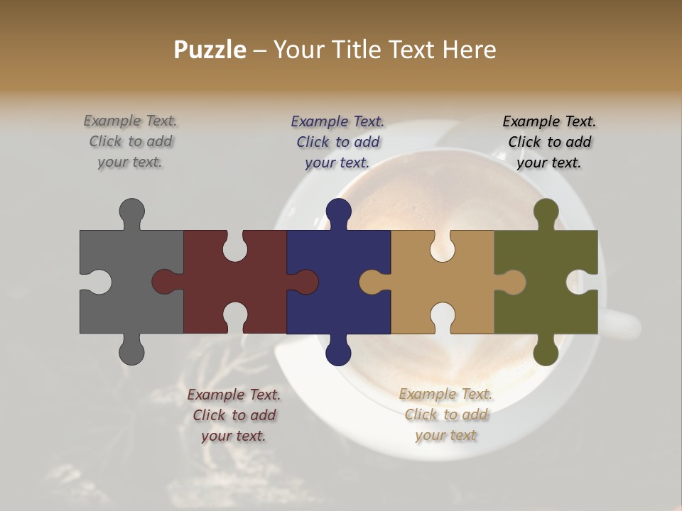 Love Coffee Cup PowerPoint Template