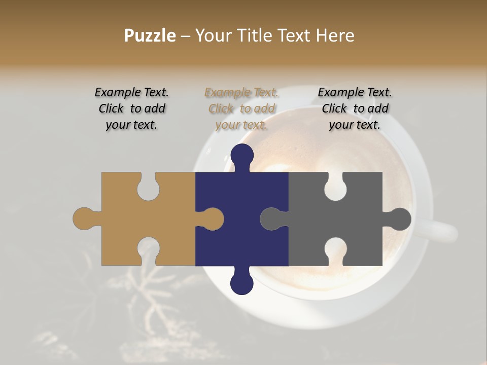 Love Coffee Cup PowerPoint Template